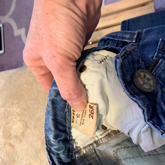 Big Star “Liv Boot” distressed jeans, size 26R - Picture 4 of 5